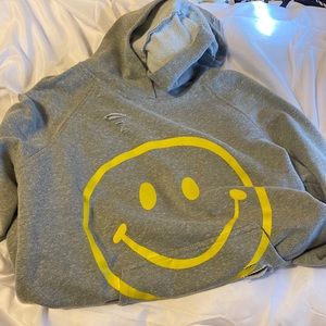 Destructed smiley hoody